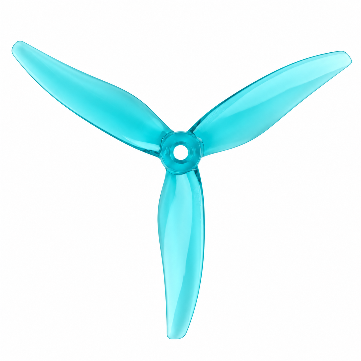Gemfan 51377 Hurricane PC 3 Blade HD Propellers – Transparent Cyan