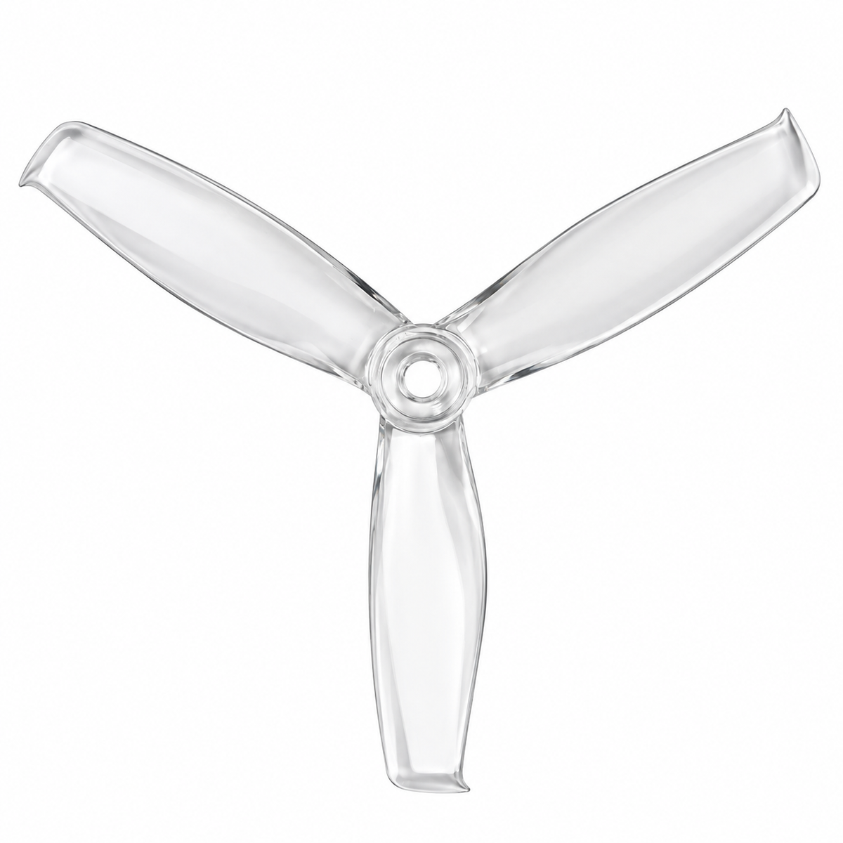 Gemfan 5055S Hulkie PC 3-Blade Freestyle Propeller for 5 Inch FPV Drone (2CW + 2CCW) - Clear