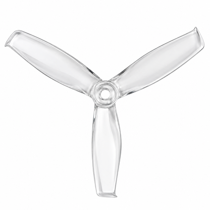 Gemfan 5055S Hulkie PC 3-Blade Freestyle Propeller for 5 Inch FPV Drone (2CW + 2CCW) - Clear