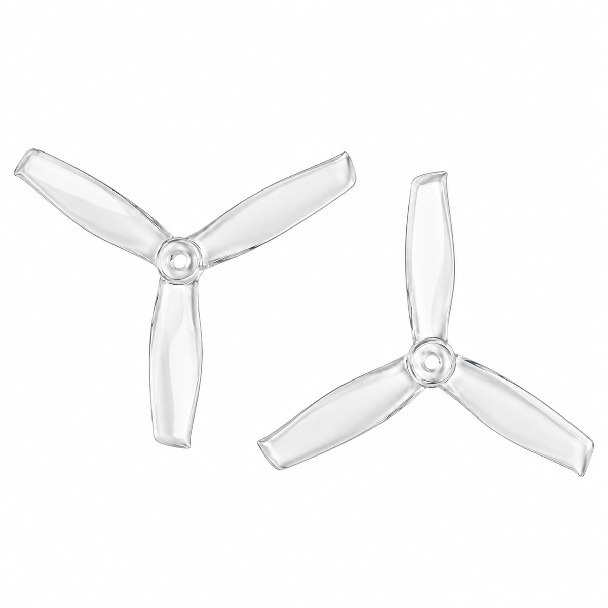 Gemfan 5055S Hulkie PC 3-Blade Freestyle Propeller for 5 Inch FPV Drone (2CW + 2CCW) - Clear