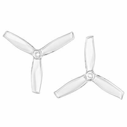 Gemfan 5055S Hulkie PC 3-Blade Freestyle Propeller for 5 Inch FPV Drone (2CW + 2CCW) - Clear