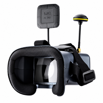 LS-008D 4.3 inch 800 x 480 5.8GHz 40CH FPV Goggles Support TF Card & DVR