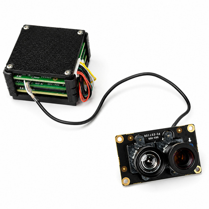 FPV AI VisionCube FPV Drone AI Locking Tracking System Drone Thermal Dual Cameras Target Lock Guidance Module Kit Ultradual Visible Light
