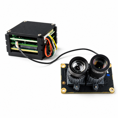FPV AI VisionCube FPV Drone AI Locking Tracking System Drone Thermal Dual Cameras Target Lock Guidance Module Kit Ultradual Visible Light