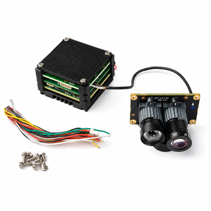 FPV AI VisionCube FPV Drone AI Locking Tracking System Drone Thermal Dual Cameras Target Lock Guidance Module Kit Ultradual Visible Light