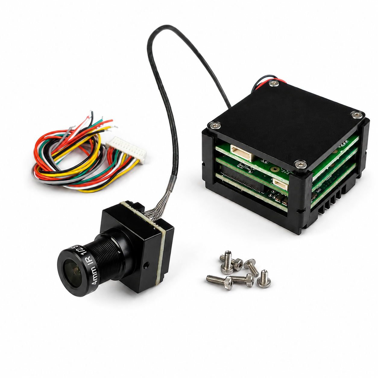 FPV AI VisionCube FPV Drone AI Locking Tracking System Drone Thermal Dual Cameras Targ Max+ Single Visible Lightet Lock Guidance Module Kit
