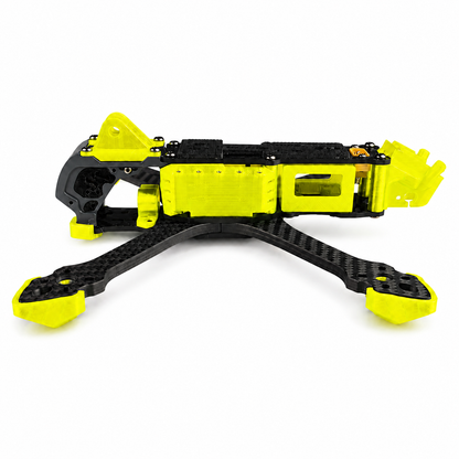 Mark5 V2 5 Inch Carbon Fiber O4 Pro FPV Drone Frame with 3D Printed Parts - Leamon Yellow