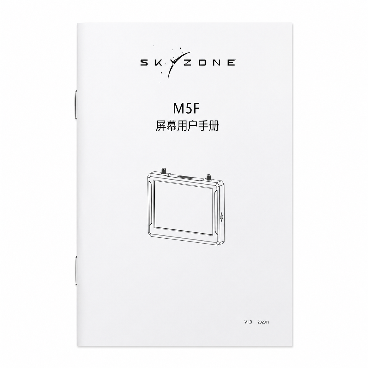 SKYZONE M5 FPV Monitor with DVR 5.8GHz SteadyView Receiver
