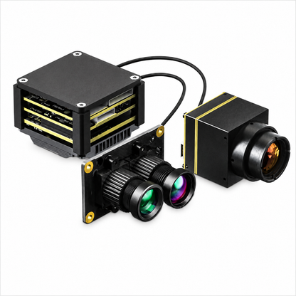FPV AI VisionCube FPV Drone AI Locking Tracking System Drone Thermal Dual Cameras Target Lock Guidance Module Kit