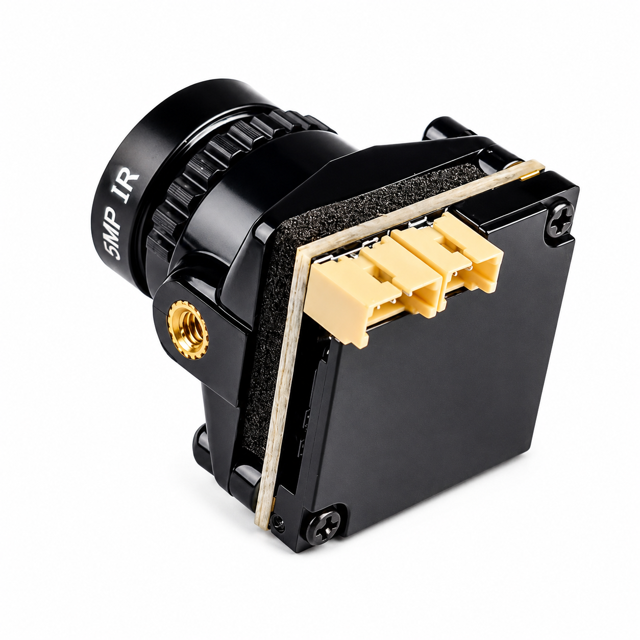 MS MINI 1800TVL High Quality 1/1.8' CMOS 2.1mm Lens Analog FPV Camera - Black