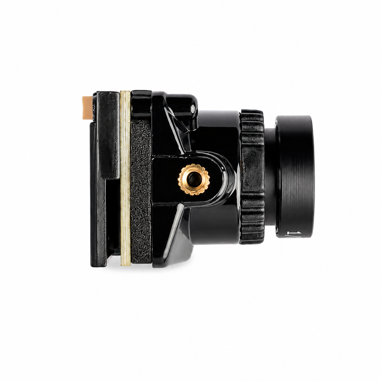 MS MINI 1800TVL High Quality 1/1.8' CMOS 2.1mm Lens Analog FPV Camera - Black