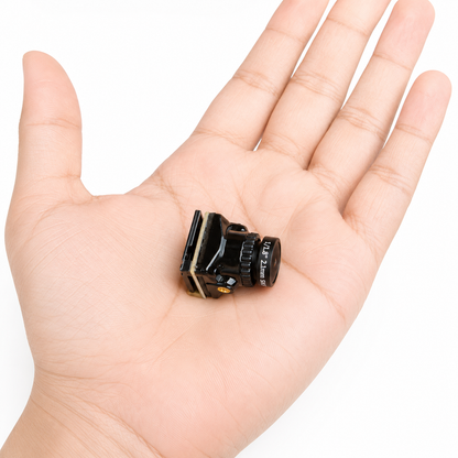 MS MINI 1800TVL High Quality 1/1.8' CMOS 2.1mm Lens Analog FPV Camera - Black