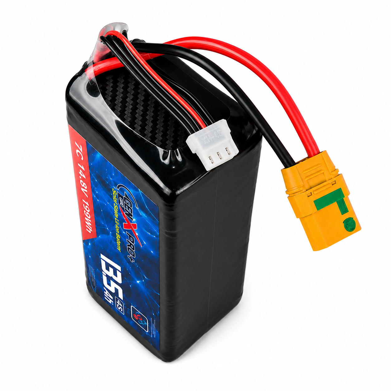 GenX Pro+ Solid State 14.8V 4S 13500mah 7C Premium Lithium Ion Solid State Rechargeable Battery 350wh/kg