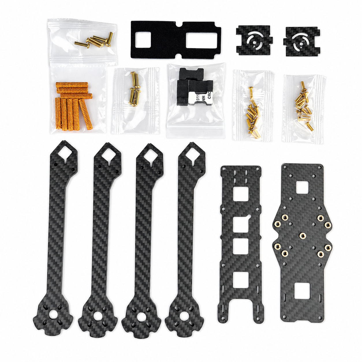 QAV-R 2 7inch 300mm Carbon Fiber FPV Drone Frame Kit