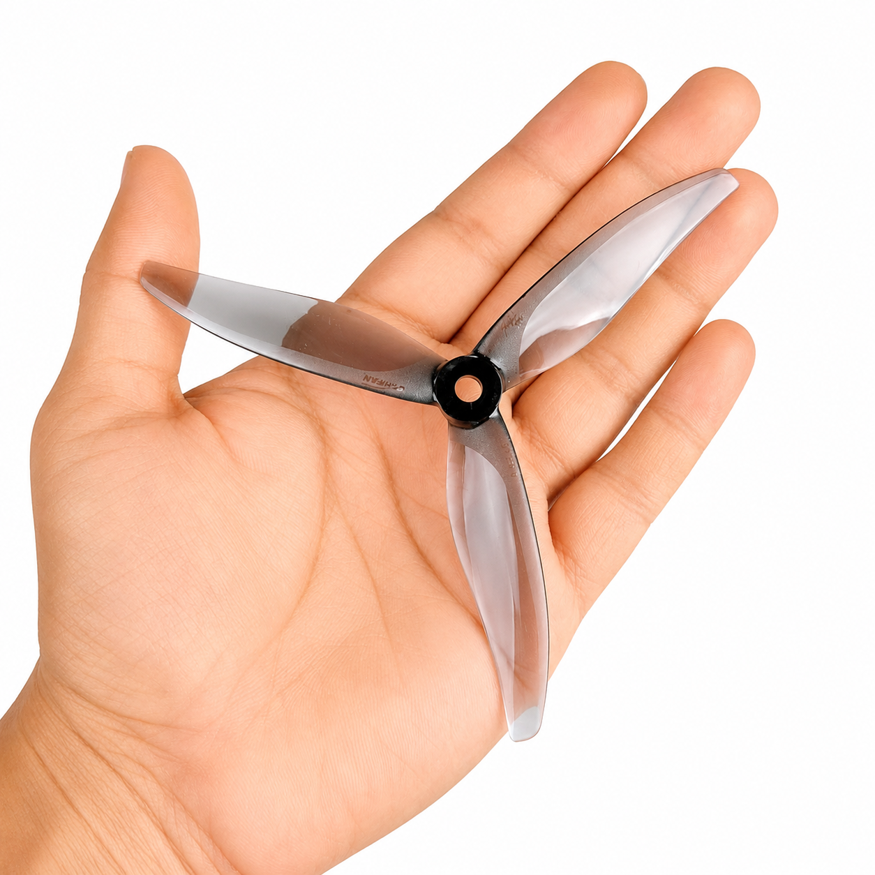 5129 YUKI Drone Propeller PC 3 Blade Clear Gray (2 Pair CW+CCW)