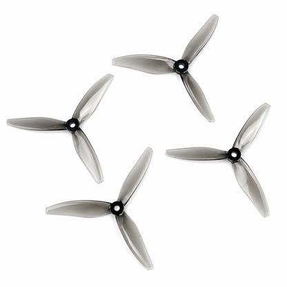5129 YUKI Drone Propeller PC 3 Blade Clear Gray (2 Pair CW+CCW)