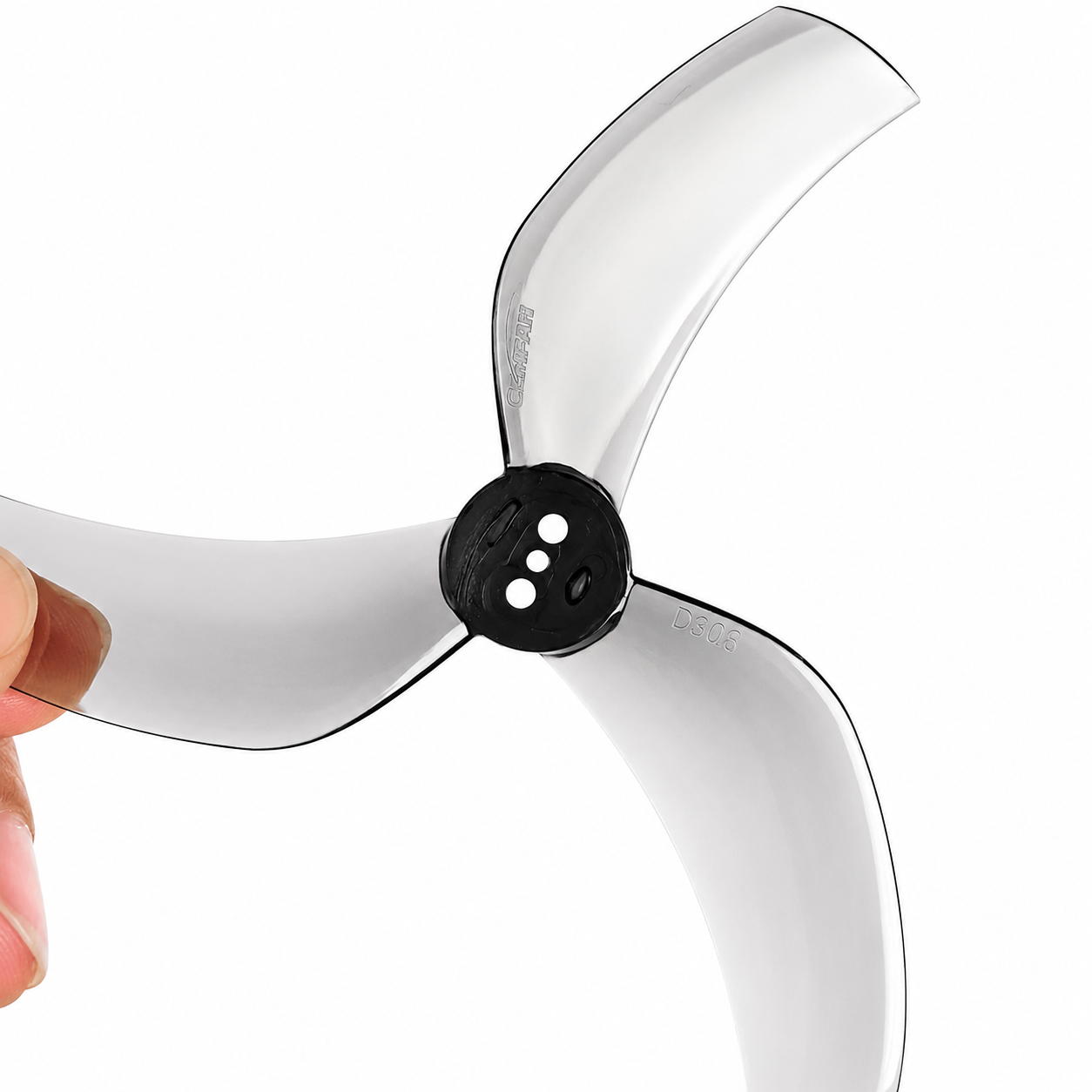 Gemfan D90S Ducted PC 3 Blade 1.5m Propeller - Clear Gray (2CW+2CCW)