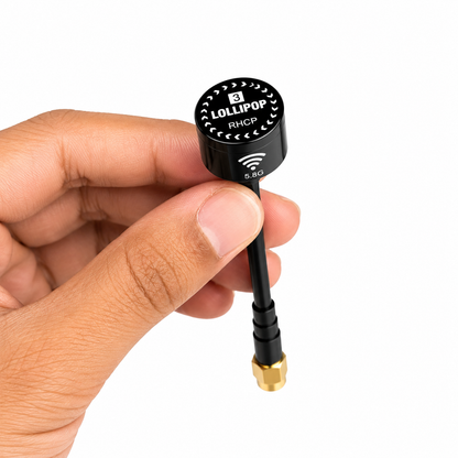 Blackberry Lollipop V4 5.8G RHCP 100mm SMA FPV Antenna
