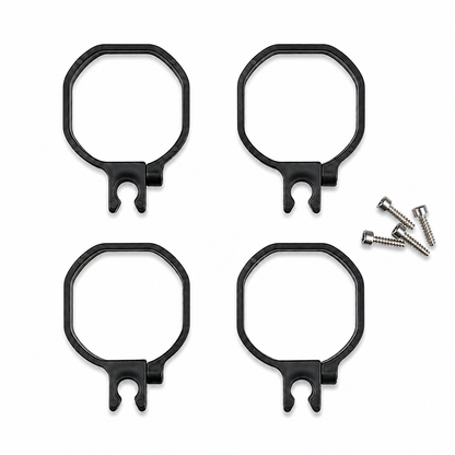 40mm Square 4PCS Plastic Clip Water Pipe Fixing Ring Buckle Clamps for Agricultural Drone Arm