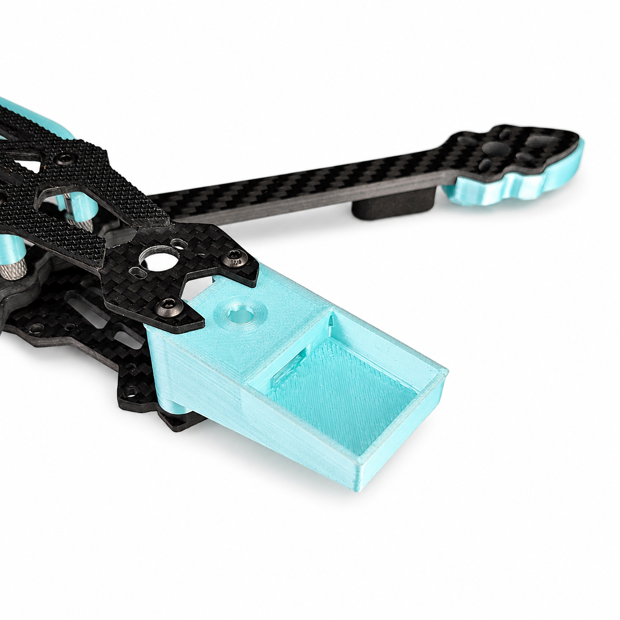 High Flexible 3D Printed GoPro Mount, Landing TPU & GPS & Antenna Holder