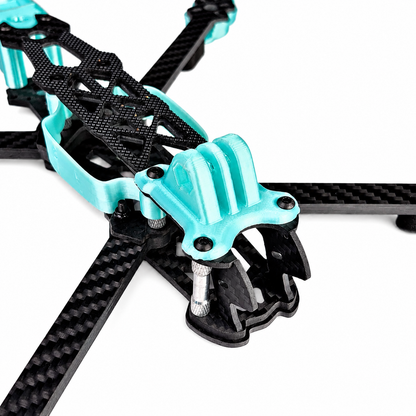 High Flexible 3D Printed GoPro Mount, Landing TPU & GPS & Antenna Holder
