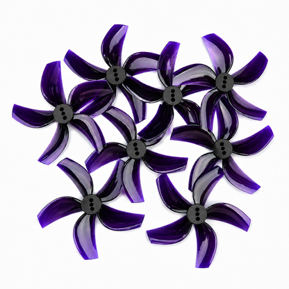 Gemfan D63 Ducted PC 5 Blade 1.5mm Propellers 4CW + 4CCW - Black