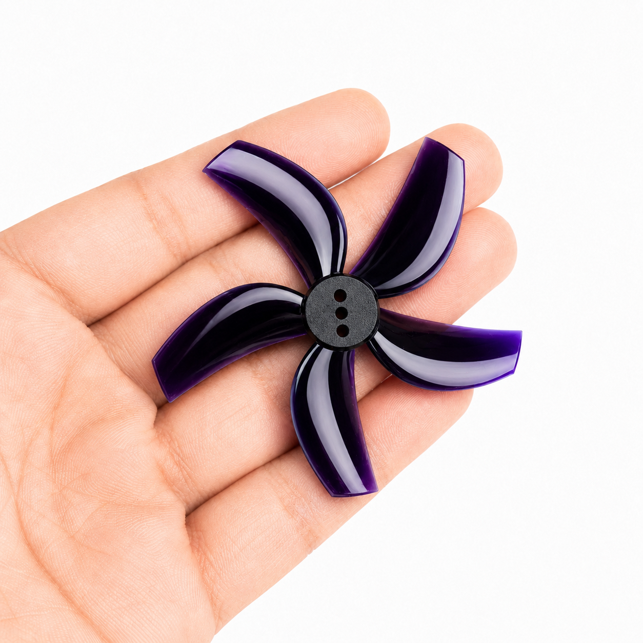 Gemfan D63 Ducted PC 5 Blade 1.5mm Propellers 4CW + 4CCW - Black