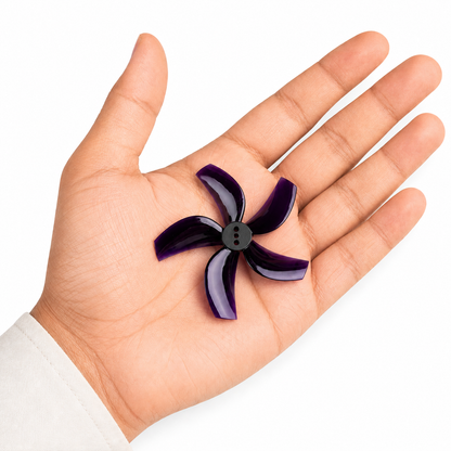 Gemfan D63 Ducted PC 5 Blade 1.5mm Propellers 4CW + 4CCW - Black