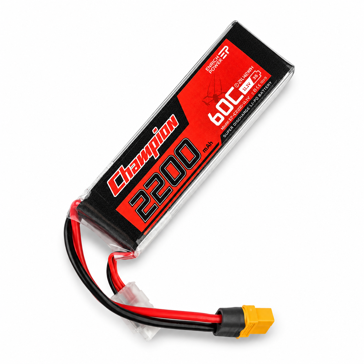 11.1V 2200mAh 3S 80C Lipo Battery With XT60 Plug