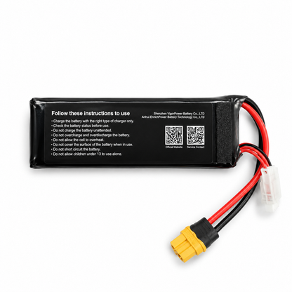 11.1V 2200mAh 3S 80C Lipo Battery With XT60 Plug