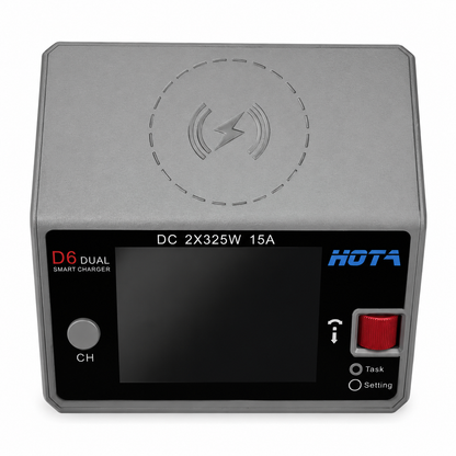 HOTA D6 Dual Channel 15A 1 -6S Smart Charger