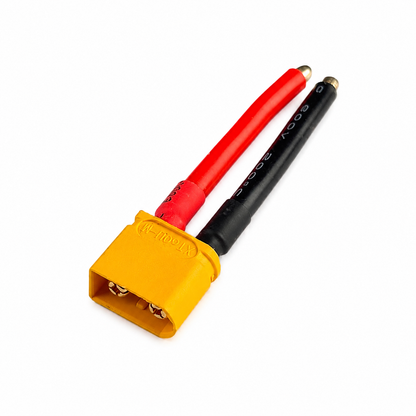 SafeConnect XT-60 Male 12AWG [5cm cable]