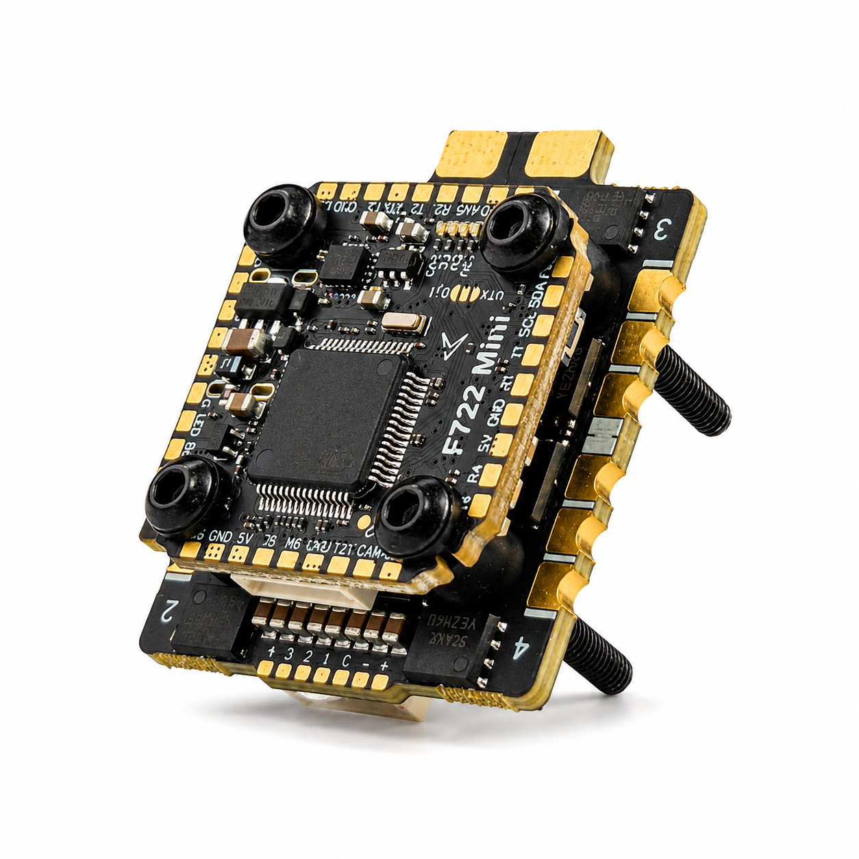 DAKEFPV F722 Mini Flight Controller + 60A 6S 4-in-1 ESC Stack F4 FC - ESC Combo for FPV Drones