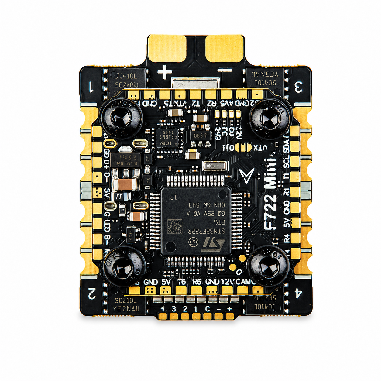 DAKEFPV F722 Mini Flight Controller + 60A 6S 4-in-1 ESC Stack F4 FC - ESC Combo for FPV Drones