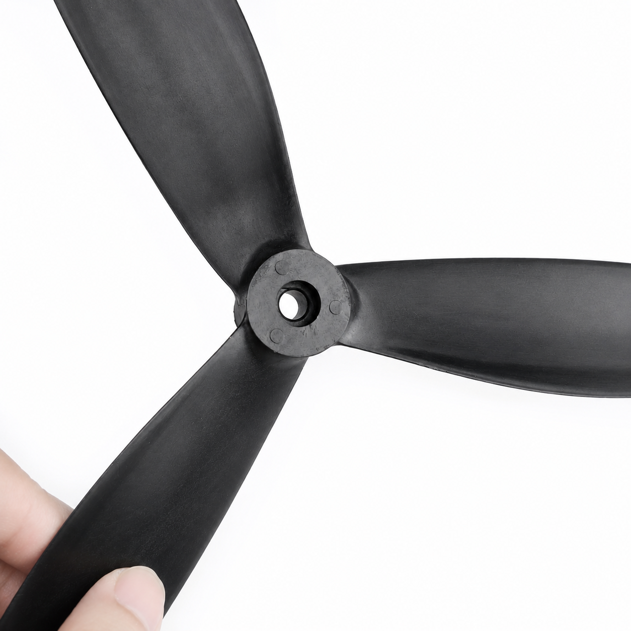 Gemfan 1510 Glass Fiber Nylon 3 Blade CW/CCW 1 Pair Propeller - Black