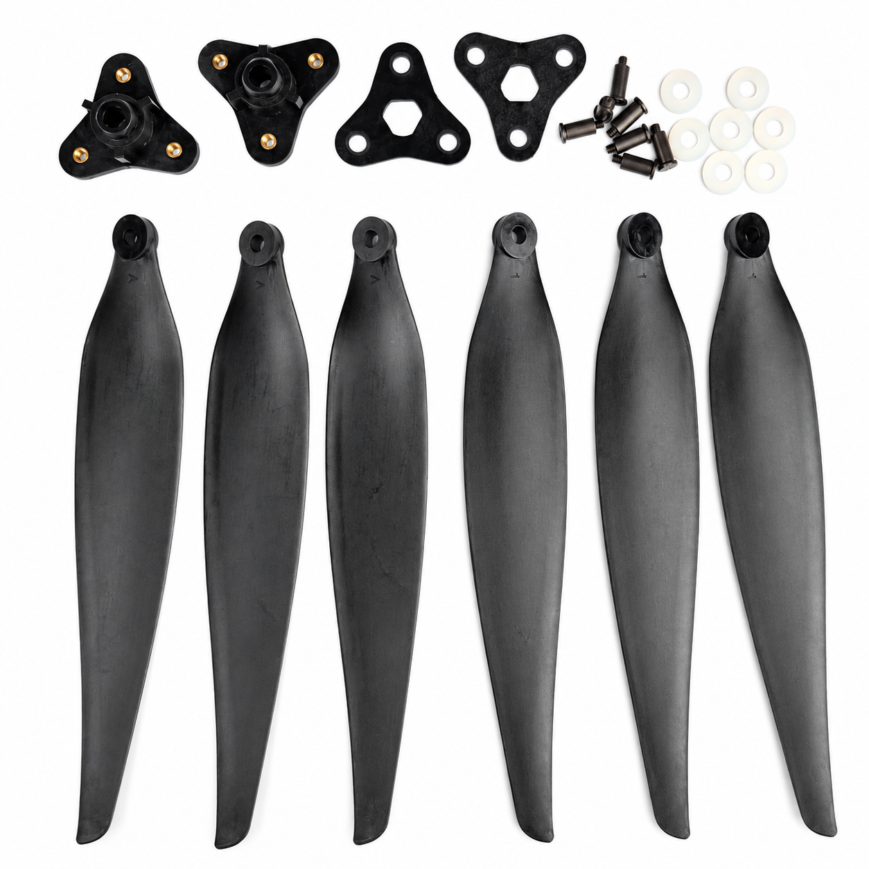 Gemfan 1510F Folding 3-Blade Glass Fiber Nylon Propellers (1CW + 1CCW)