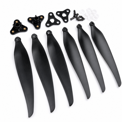 Gemfan 1510F Folding 3-Blade Glass Fiber Nylon Propellers (1CW + 1CCW)
