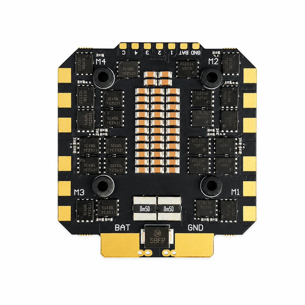DakeFPV BLHeli S 8S 100A 4-in-1 ESC for FPV (Electronic Speed Controller)