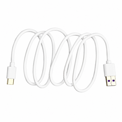 USB to C-type Data line Charger Cable - (White)