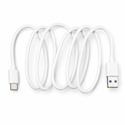 USB to C-type Data line Charger Cable - (White)