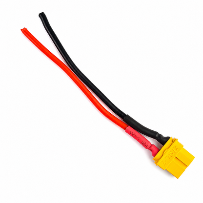 XT-60 U Female Connecter with 16AWG 9cm Silicone cable