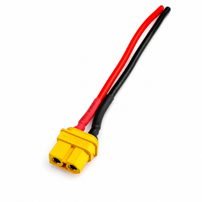 XT-60 U Female Connecter with 16AWG 9cm Silicone cable