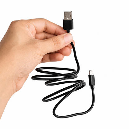 USB to C-Type Data Line Charger Cable – (Black)