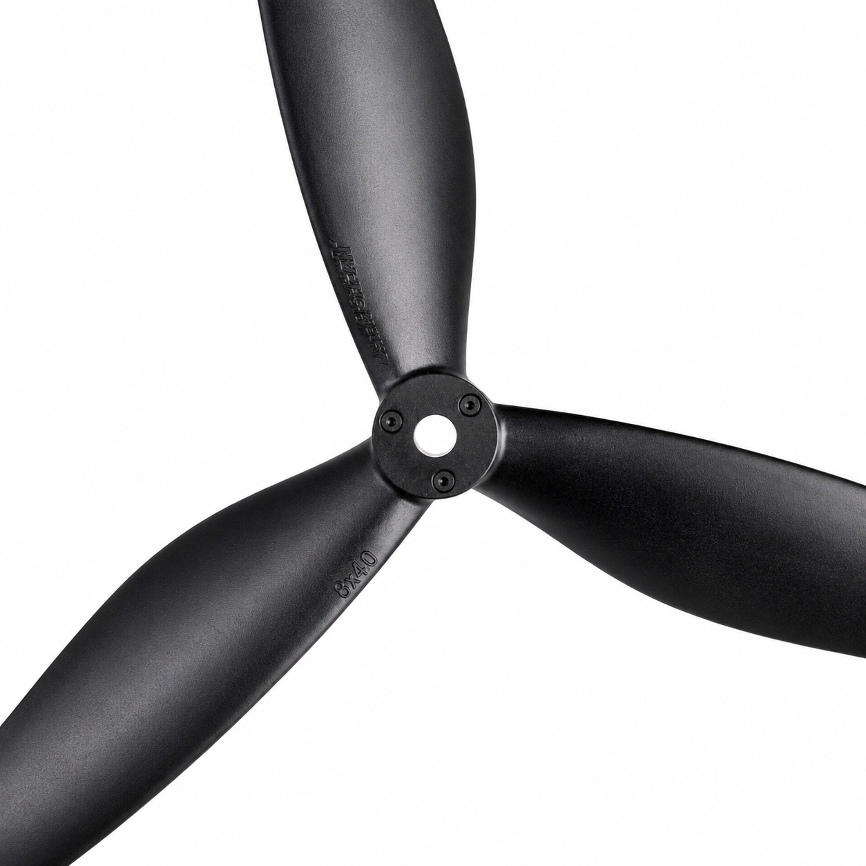 Gemfan 8040 204mm 3 Blade Cinelifter Propeller 5mm Shaft Pitch  4 Black (1 Pair CW+CCW)