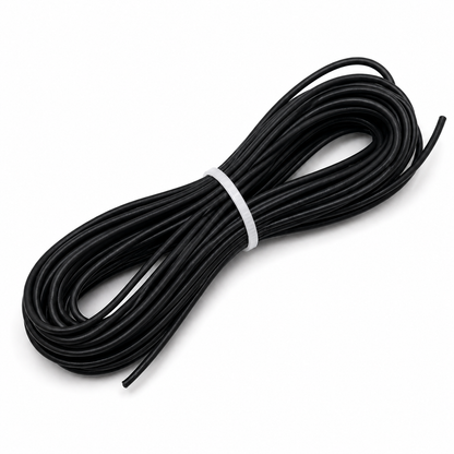 High Quality Ultra Flexible 24AWG Silicone Wire 1m - Black