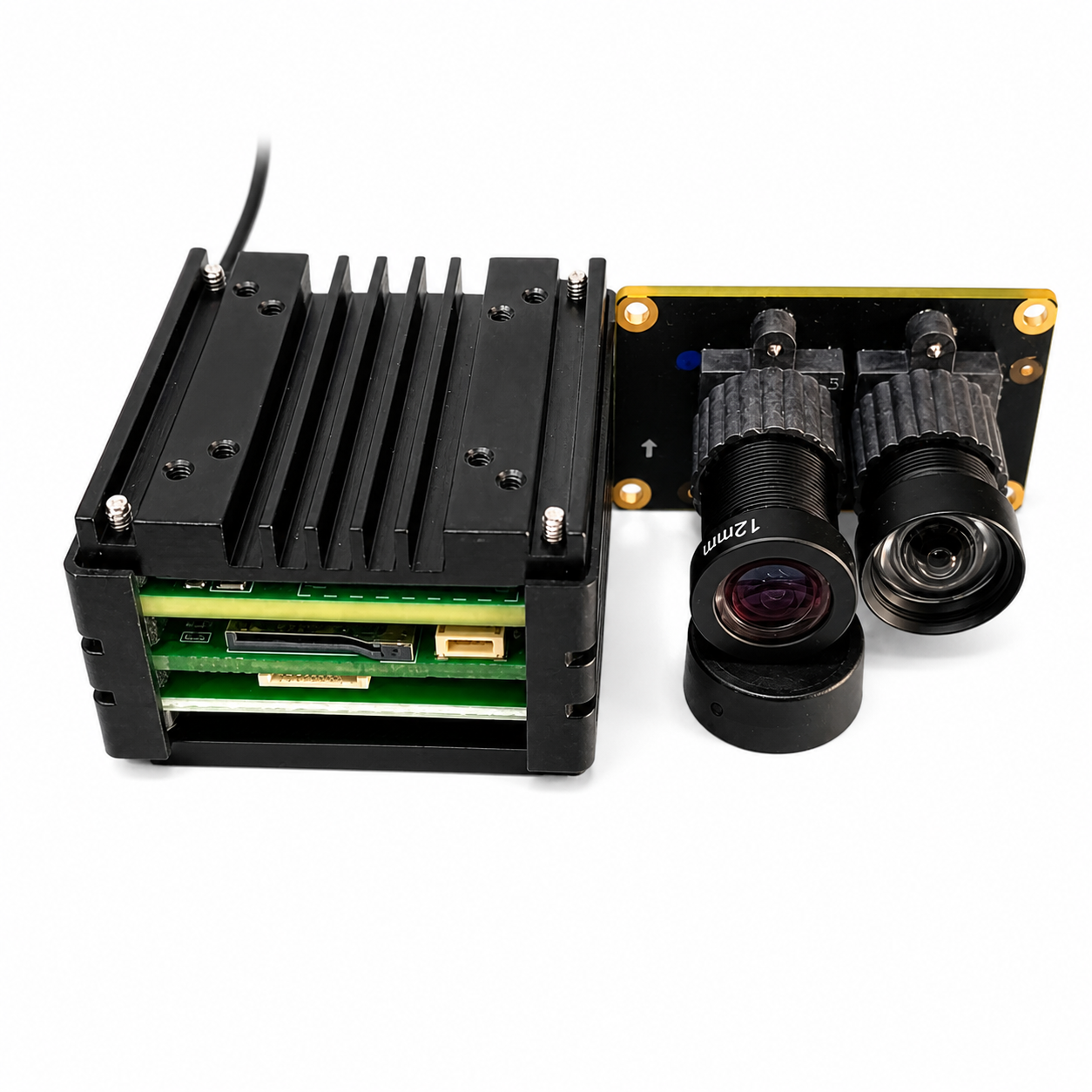 FPV AI VisionCube FPV Drone AI Locking Tracking System Drone Thermal Dual Cameras Target Lock Guidance Module Kit