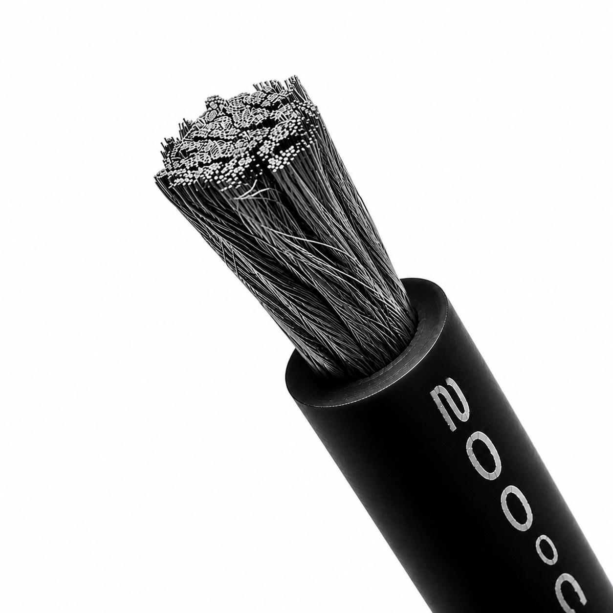 High Quality Ultra Flexible 24AWG Silicone Wire 1m - Black