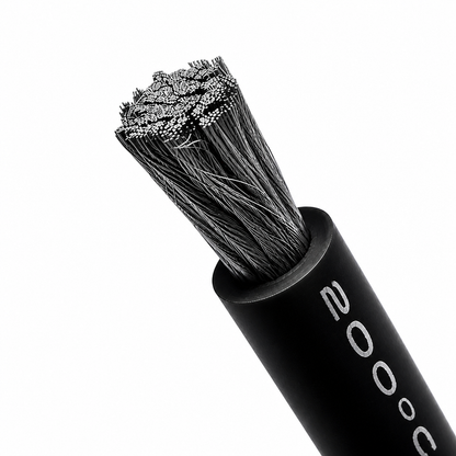 High Quality Ultra Flexible 24AWG Silicone Wire 1m - Black
