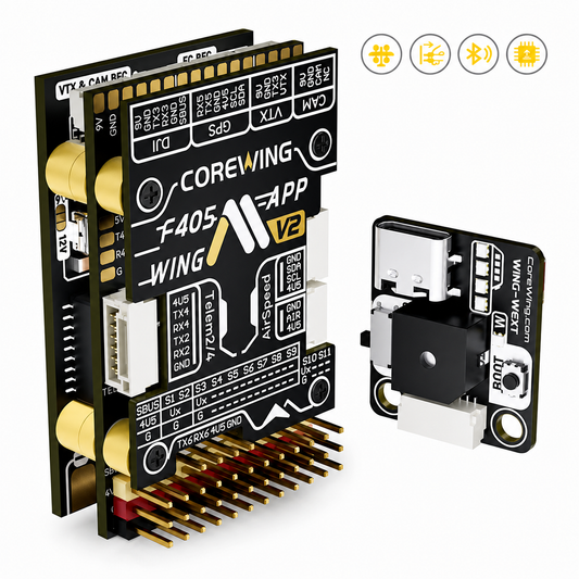 COREWING F405 V2 Fixed-wing Flight Controller compatible with SpeedyBee and CoreWing App