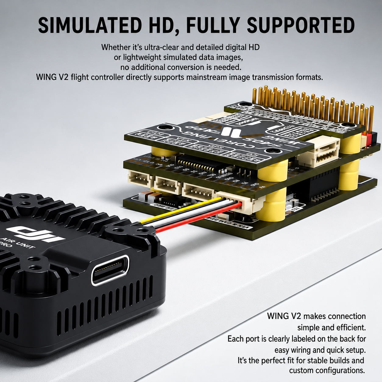 COREWING F405 V2 Fixed-wing Flight Controller compatible with SpeedyBee and CoreWing App